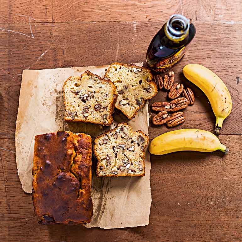 Bananenbrood met pecannoten