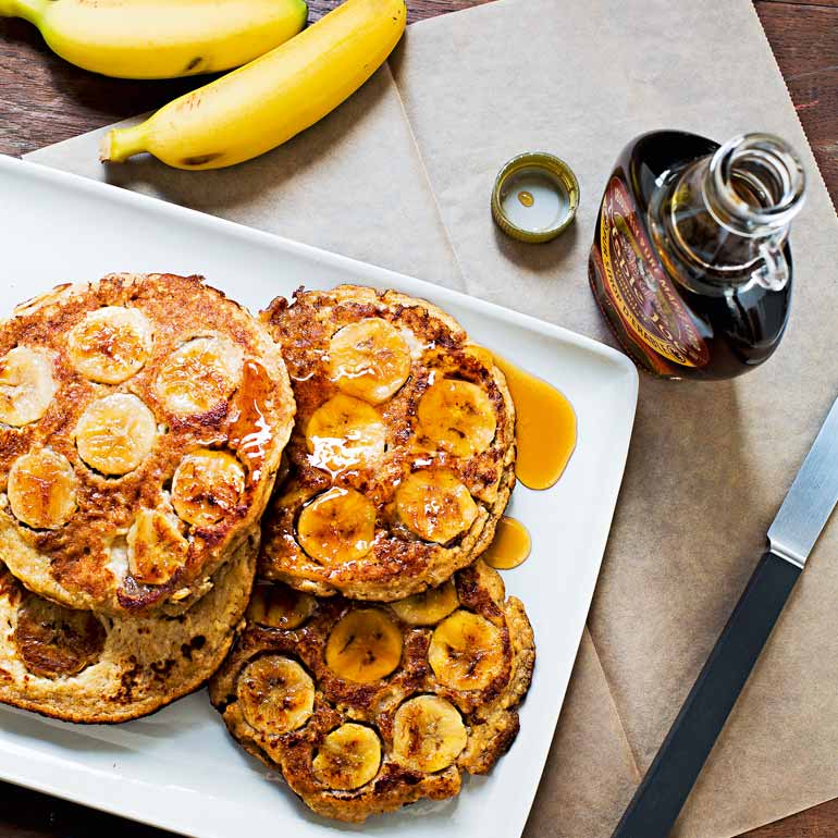 Bananabread pancakes