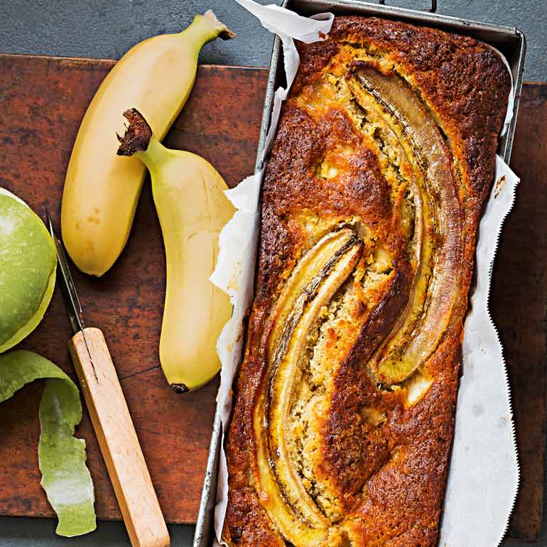 Bananenbrood met appel en boekweit