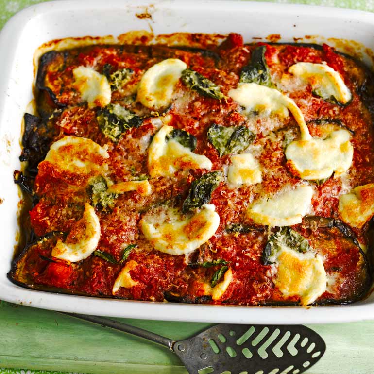 Aubergine Parmigiana