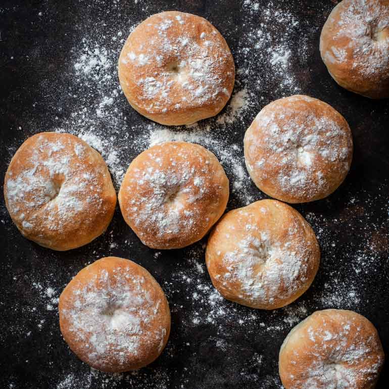 Witte broodjes uit Kent