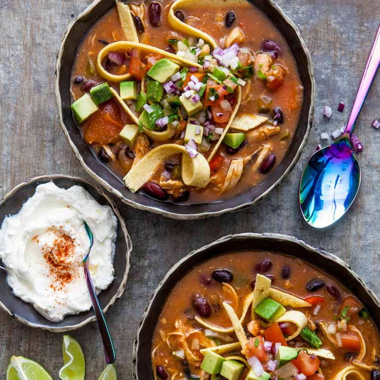 Chicken tortilla soup