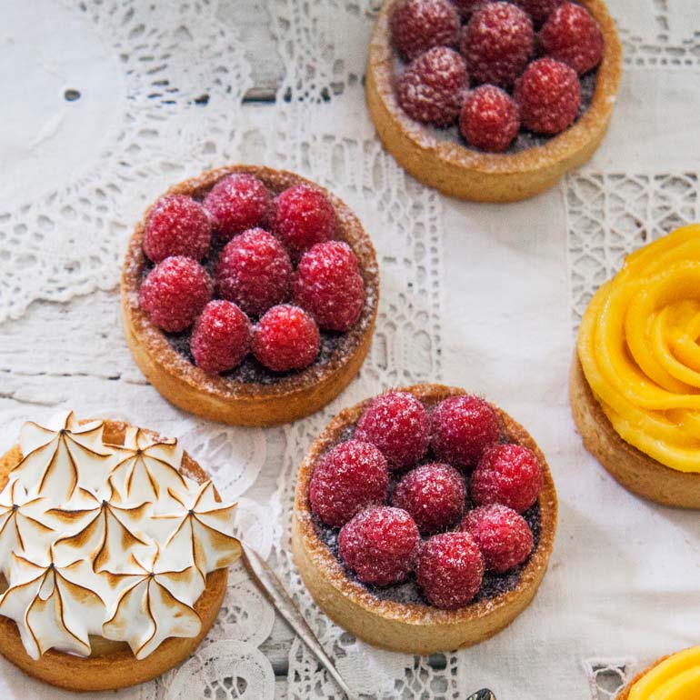 Chocolade-tartelettes