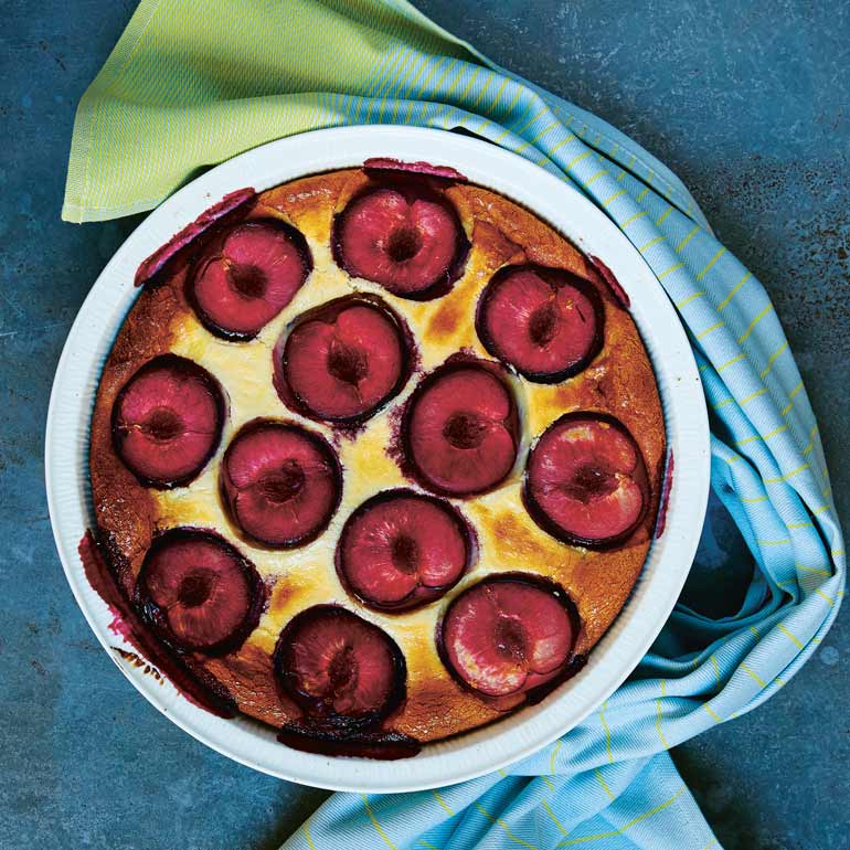 Pruimenclafoutis