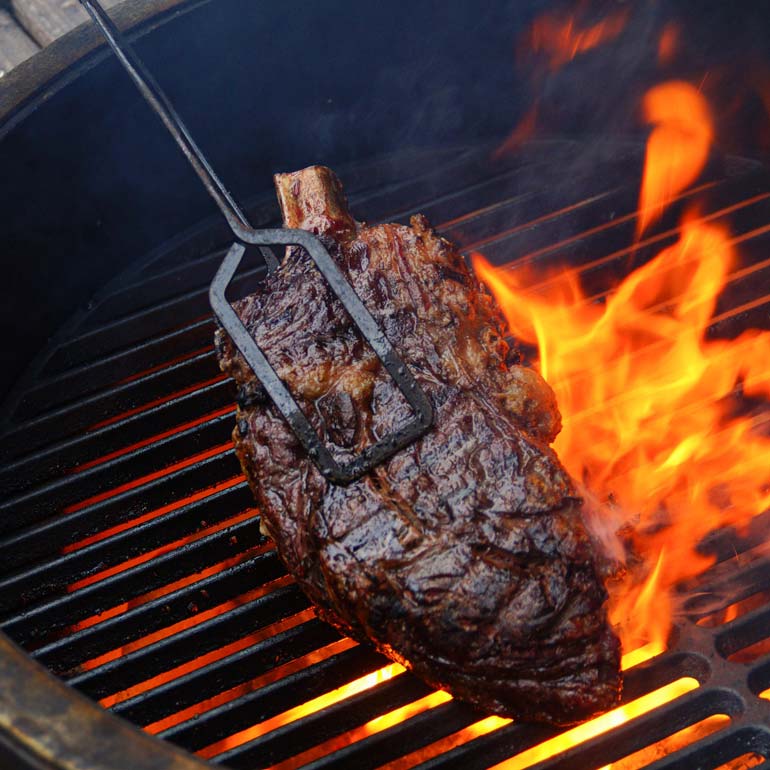 Côte de Boeuf van de BBQ