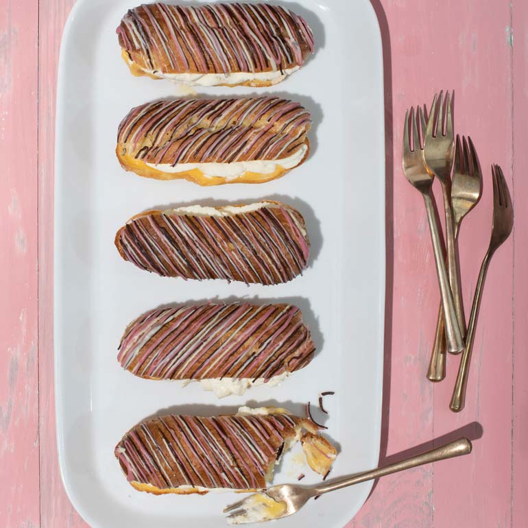 Eclairs met advocaat en slagroom