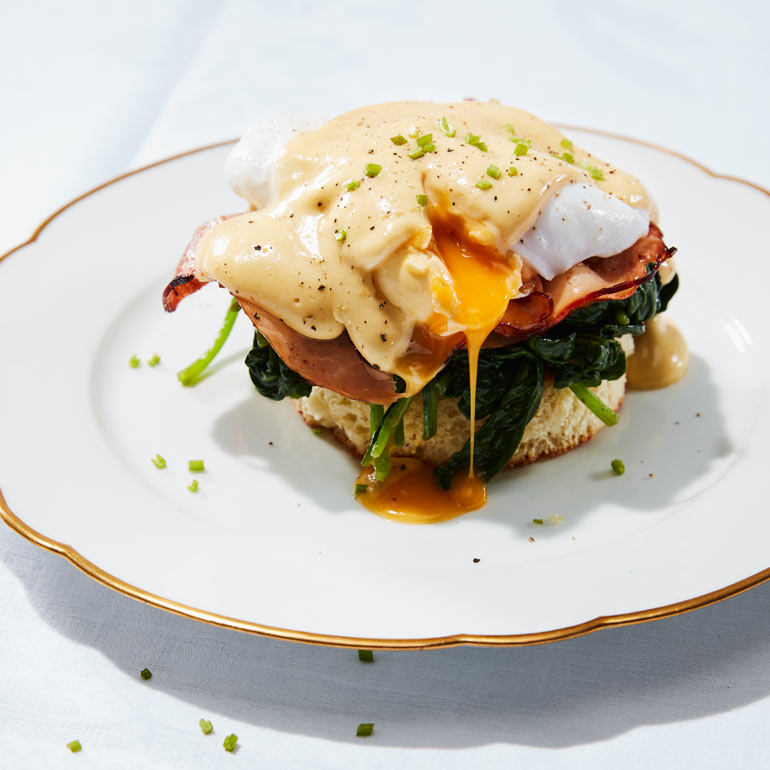 Eieren benedict met hollandaise