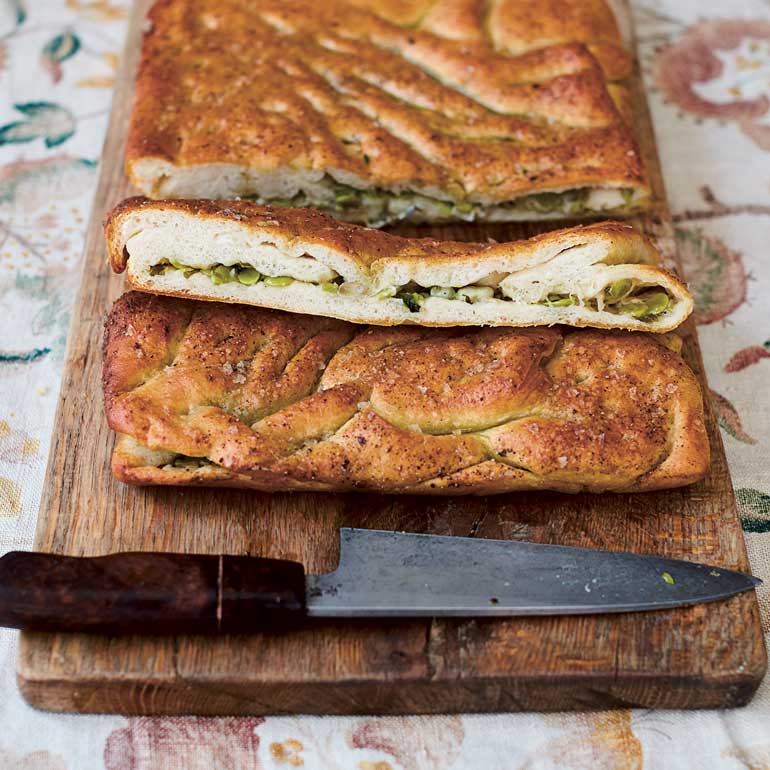 Gevulde focaccia