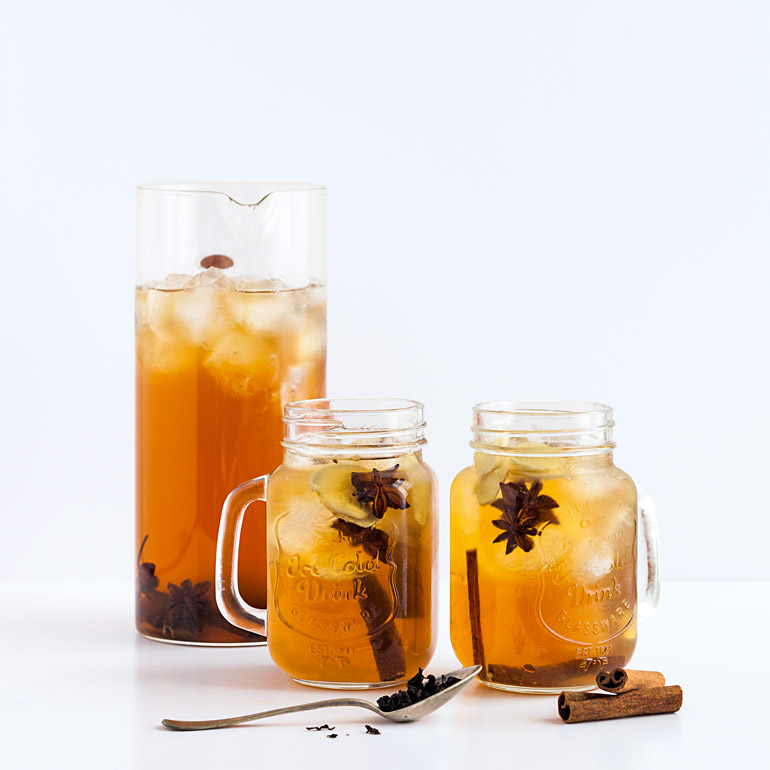 Oolong ice tea met specerijen