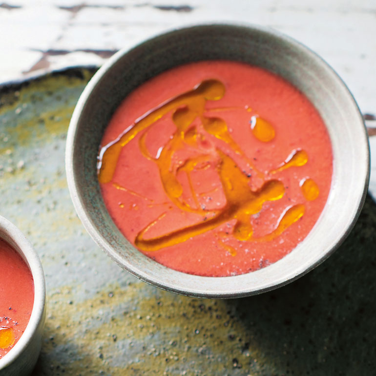 Gazpacho met kersen