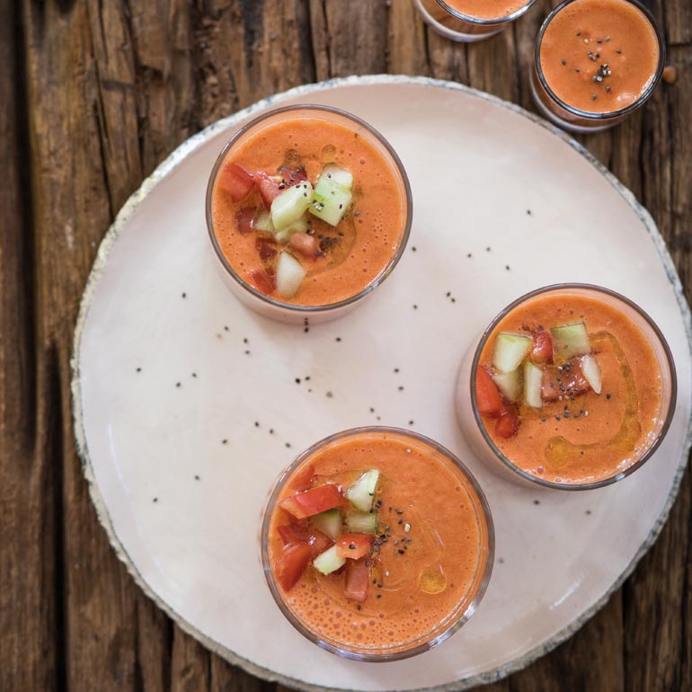 Klassieke gazpacho