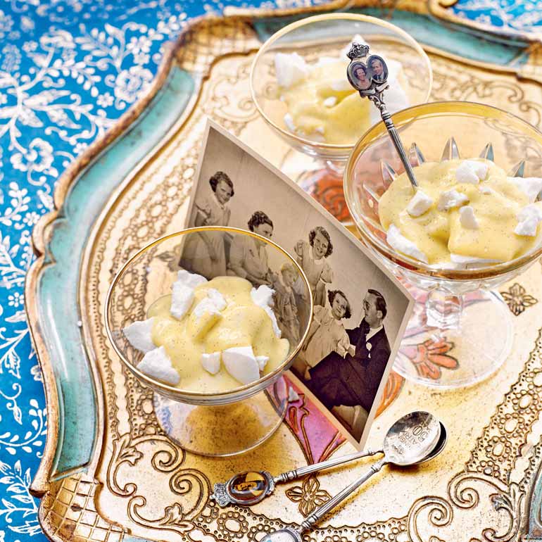 Advocaat met meringue