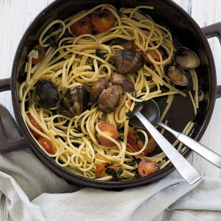 Linguine met vongole