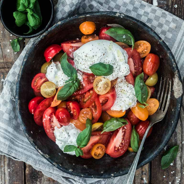 Messy burrata