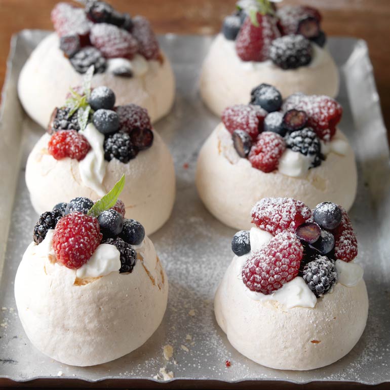 Pavlova met griekse yoghurt