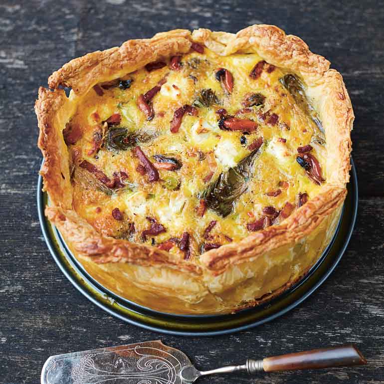 Quiche met mossel, artisjok & kaas