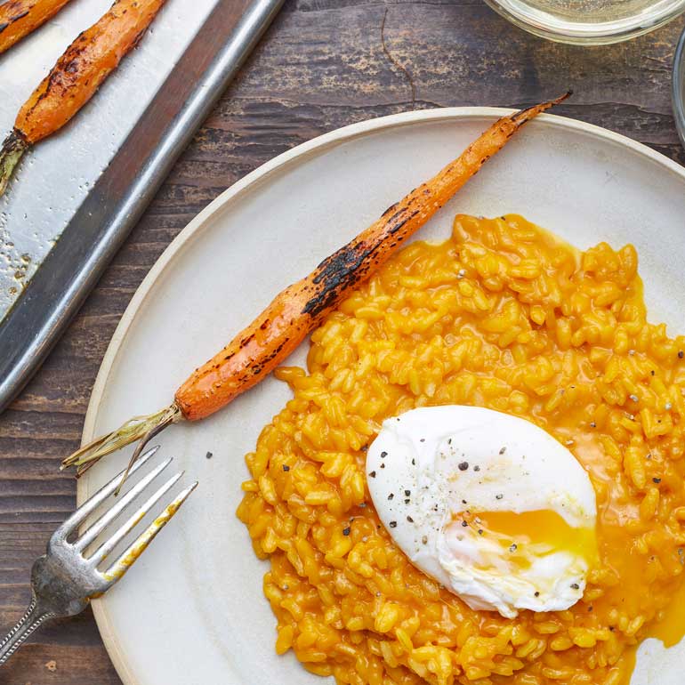 Risotto met bospeen