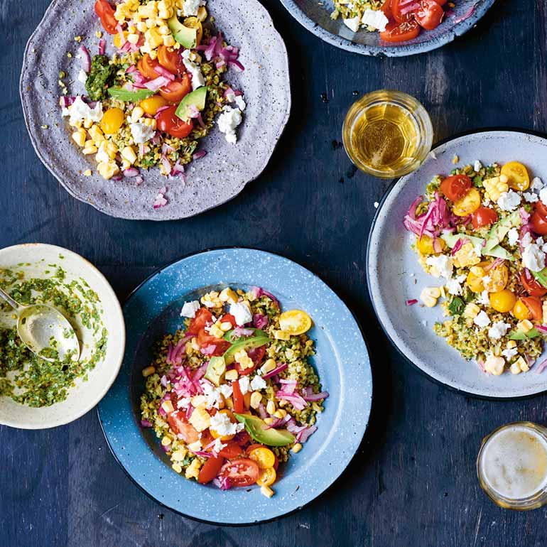 Freekehsalade op Mexicaanse wijze