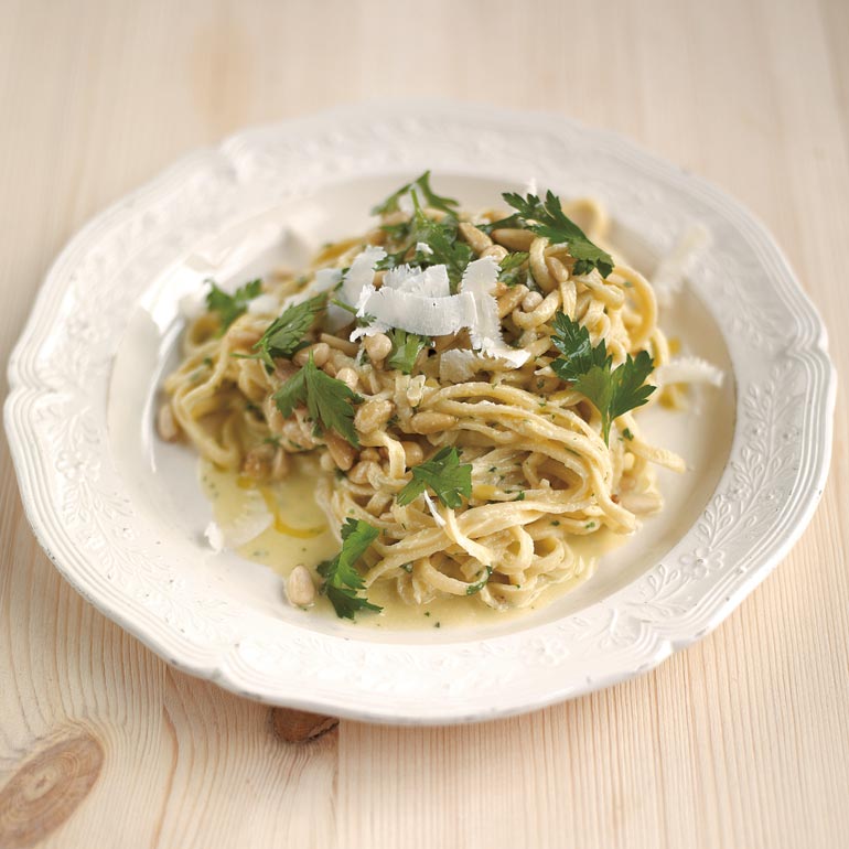 Zomerse tagliatelle