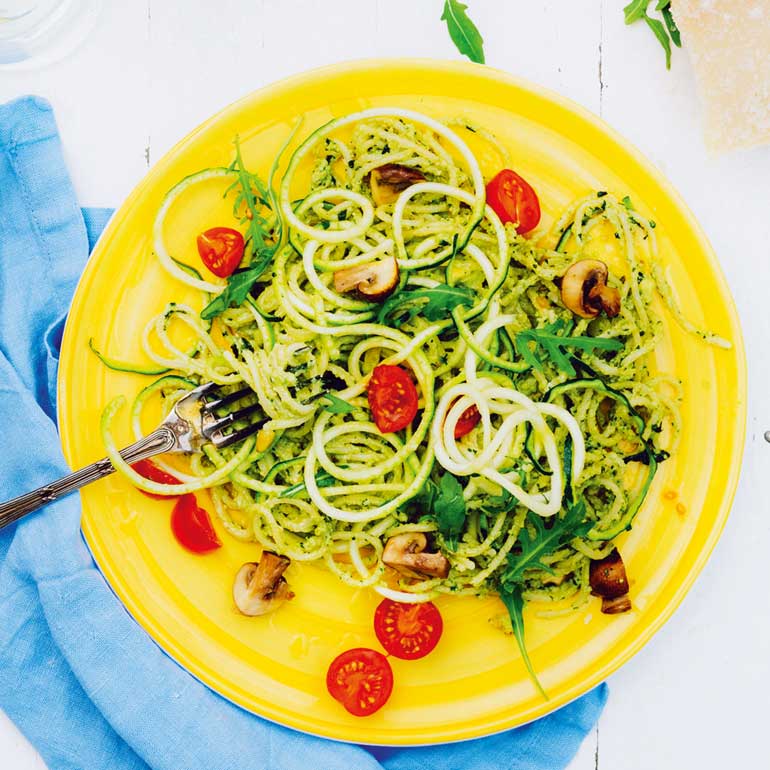 Zucchetti met glutenvrije pasta