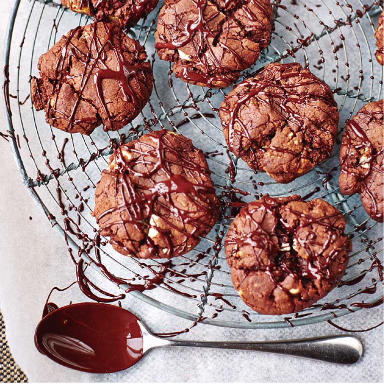 Dubbele chocolate chipkoekjes