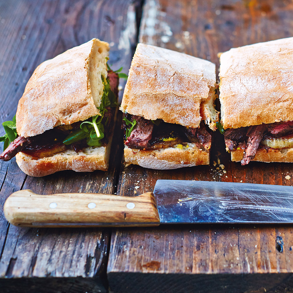 Jamie’s steak sandwich