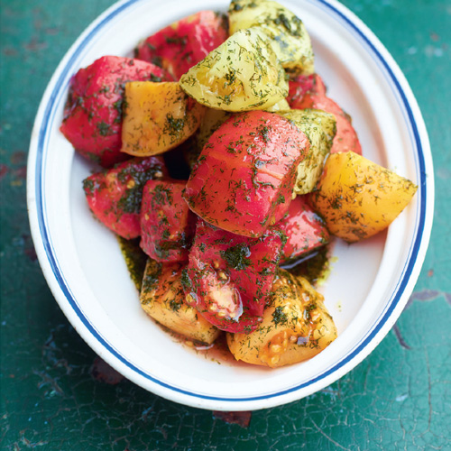 Makkelijke tomatensalade