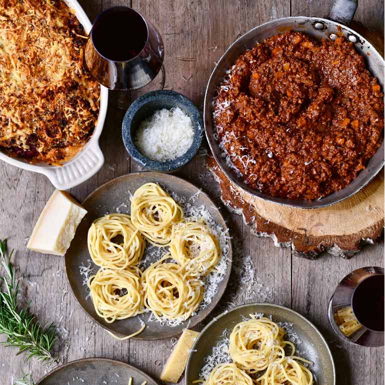 Klassieke spaghetti ragù alla bolognese