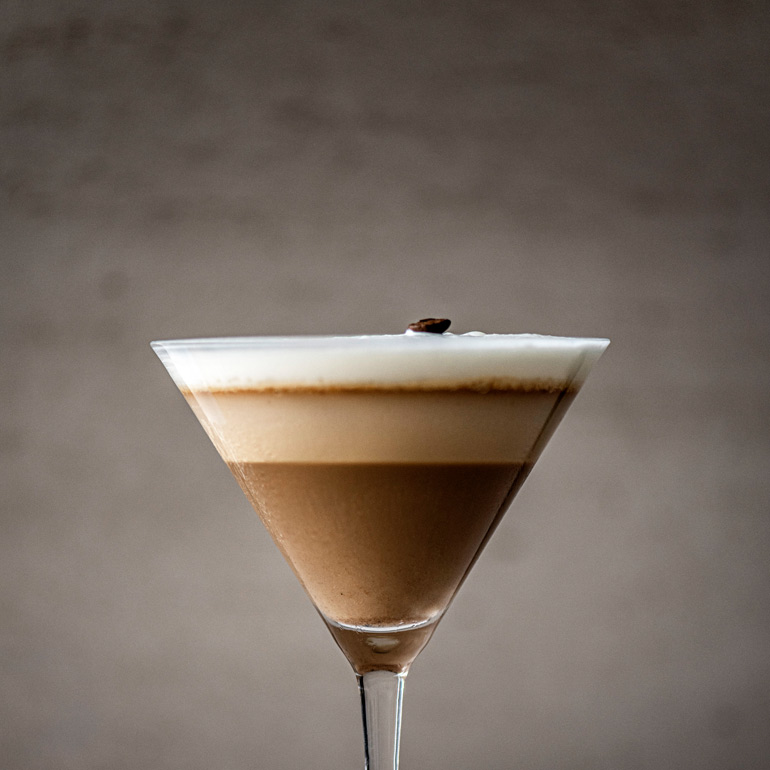 Panna cotta espresso Martini