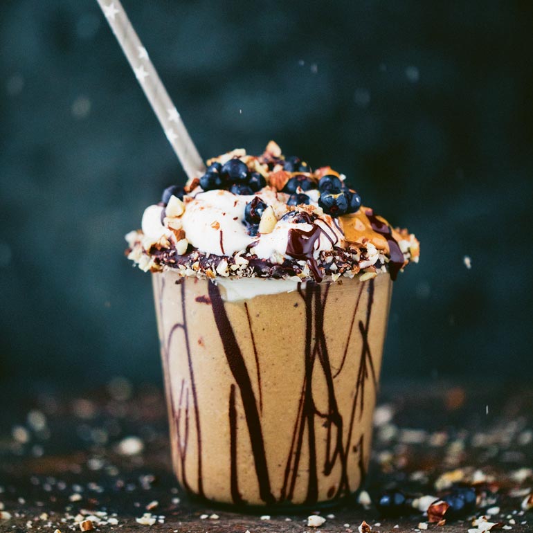 Freakshake met gezouten karamel