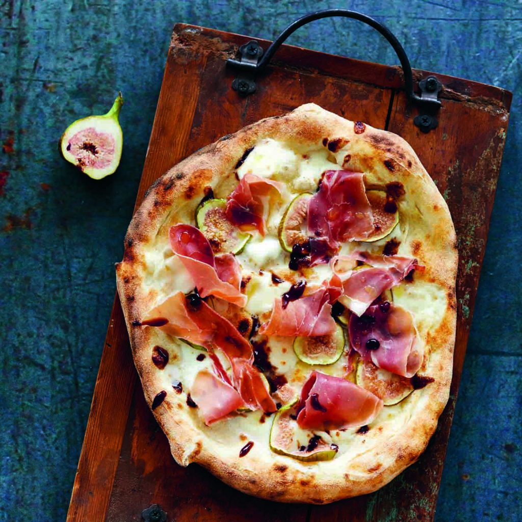 Pizza met vijgen & ham 