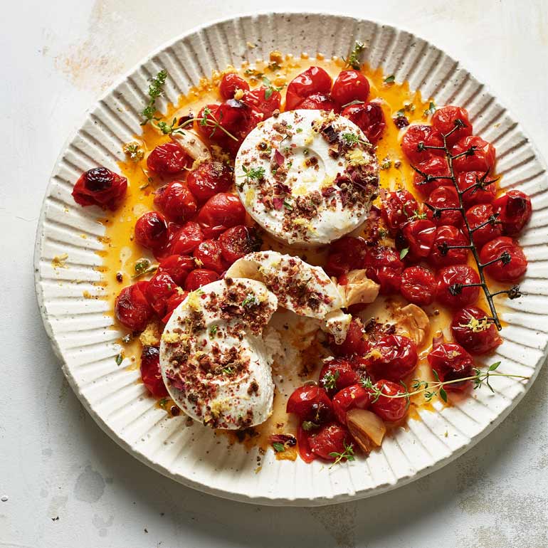 tomaten & gemarineerde ricotta