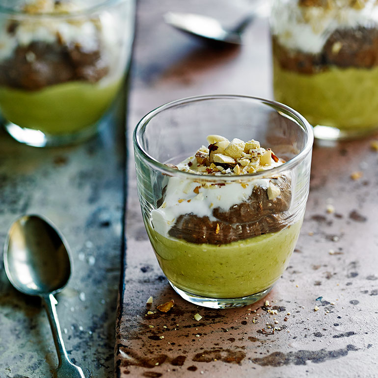 Avocado-chocolade-trifle