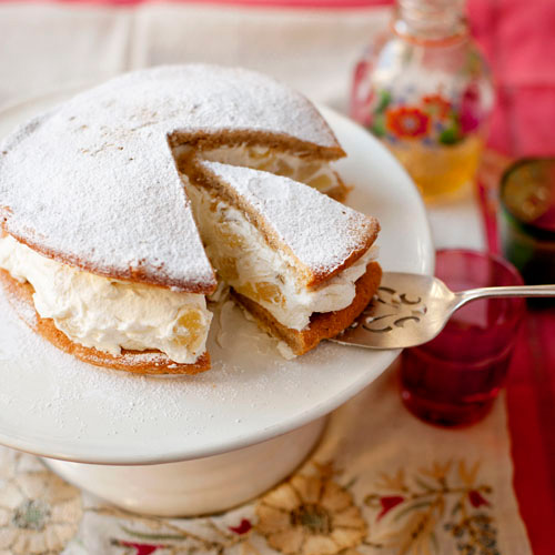 Torta ricotta e pere