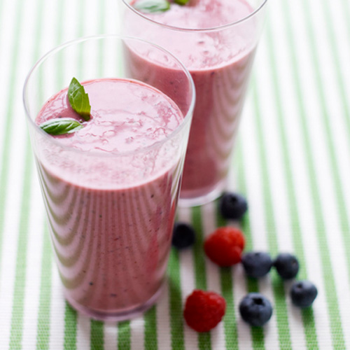 Smoothie van roodfruit