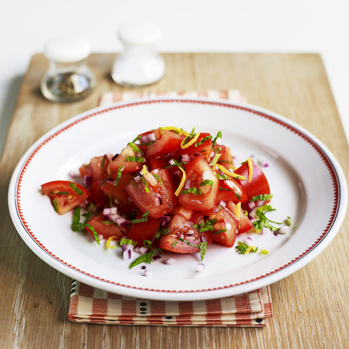 Tomatensalade met munt