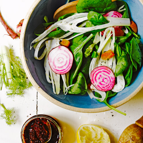 Rauwkostsalade met harissa