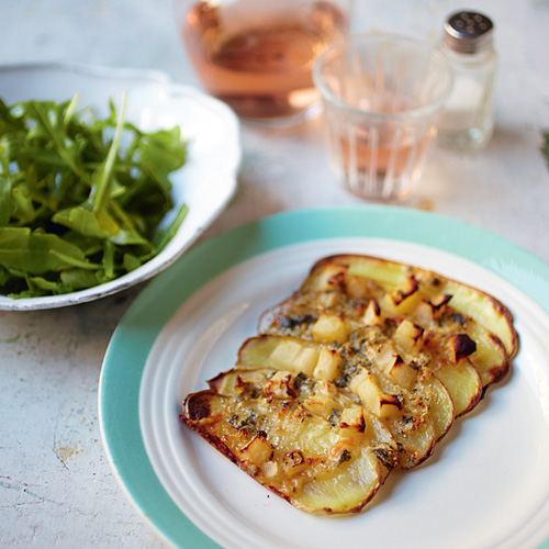 Aardappel-peren galette