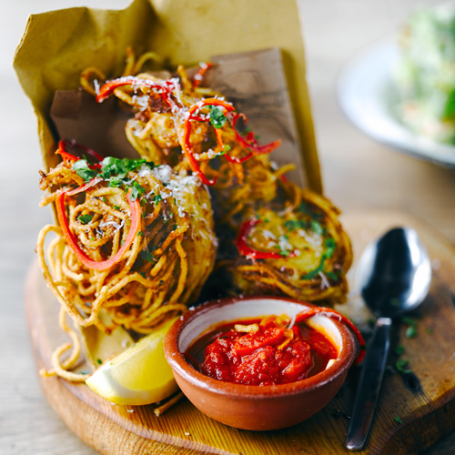 Spaghetti fritti