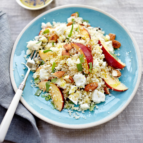 Couscous met nectarine & feta