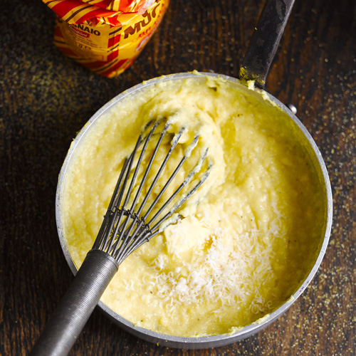 Polenta met boter & parmezaan