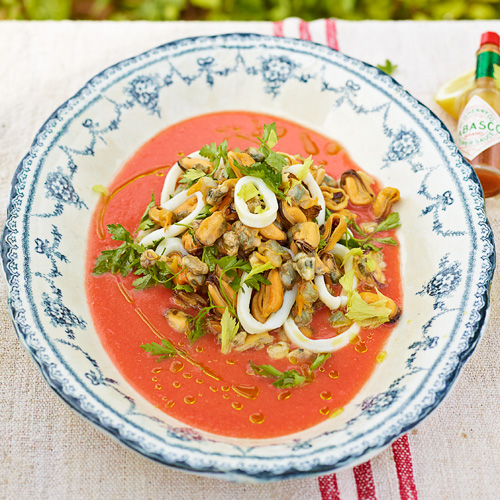 Zomerse zeevruchtensalade