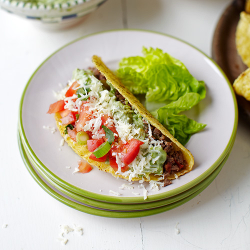 Crispy taco’s met guacamole