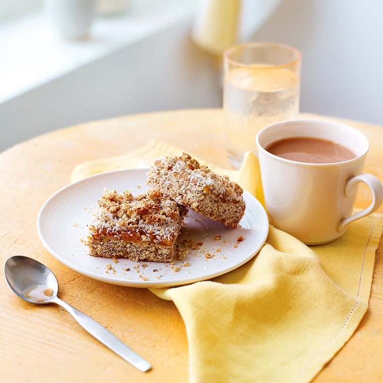 Vegan abrikozen-havermoutrepen