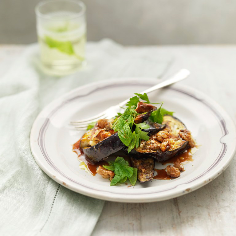 Auberginesalade op Libanese wijze