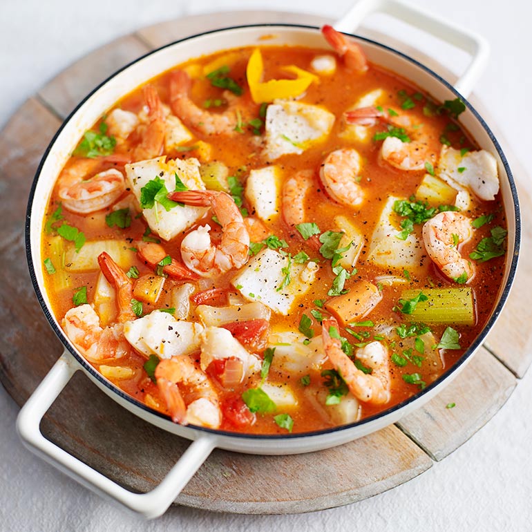 Snelle bouillabaisse