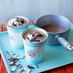Warme chocodrank met amandelmelk