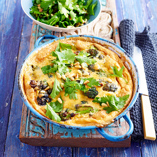 Frittata met stilton en bimi