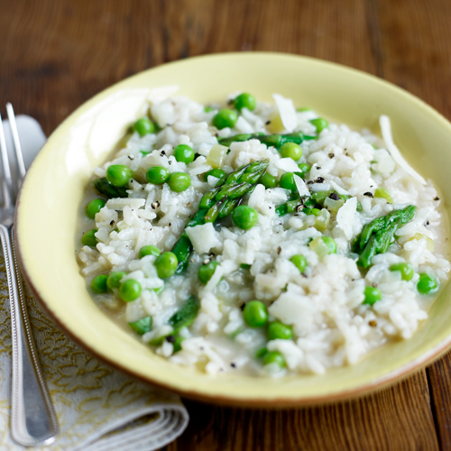 Risotto met asperges & verse munt