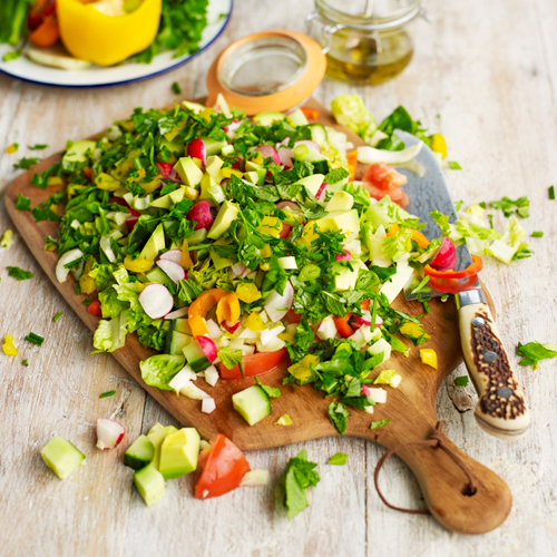 ruw Verbanning wijk Fijngesneden salade